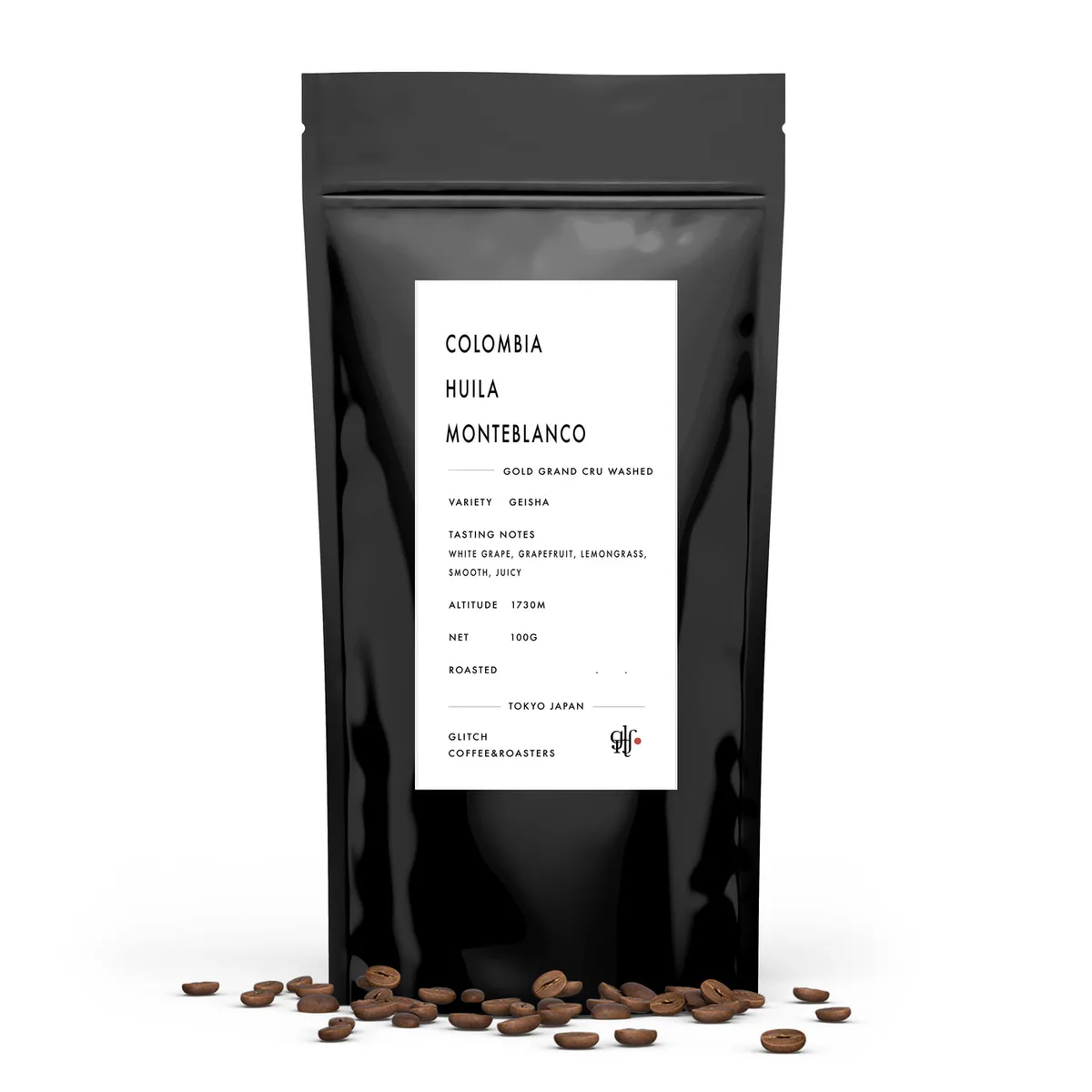 Huila Monteblanco “Gold Grand Cru Washed” — as sold by Glitch Coffee