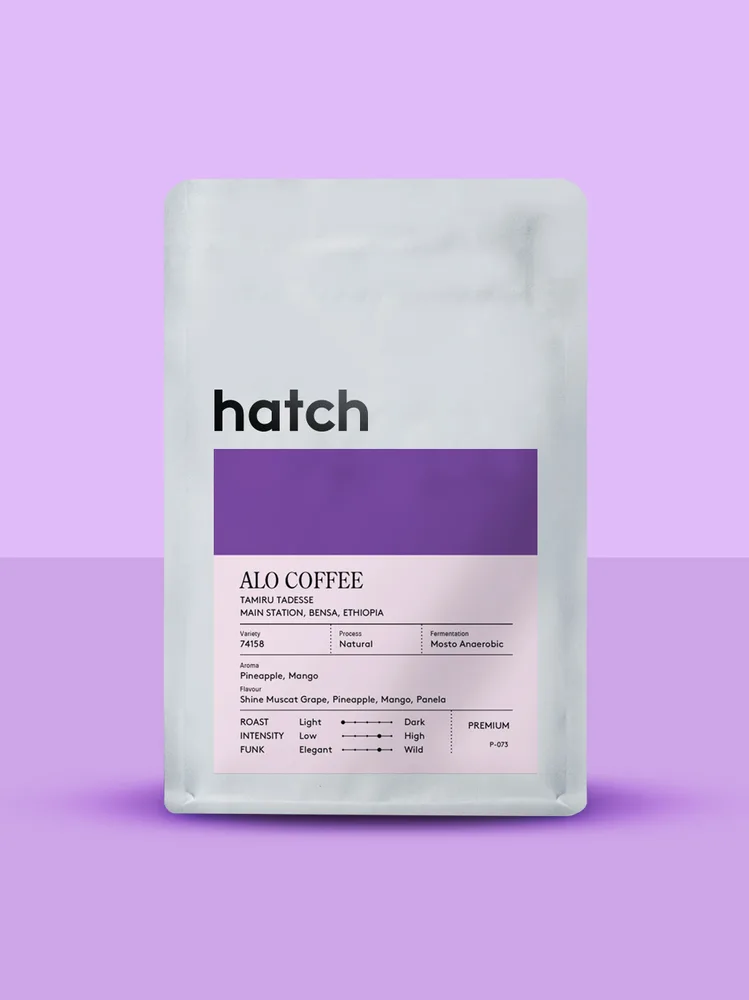 Alo Coffee Mosto Anaerobic Natural — as sold by Hatch Coffee