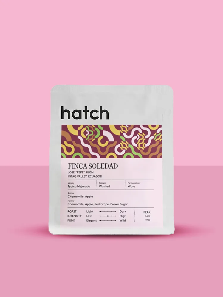 Finca Soledad Typica Mejorado Wave Washed — as sold by Hatch Coffee