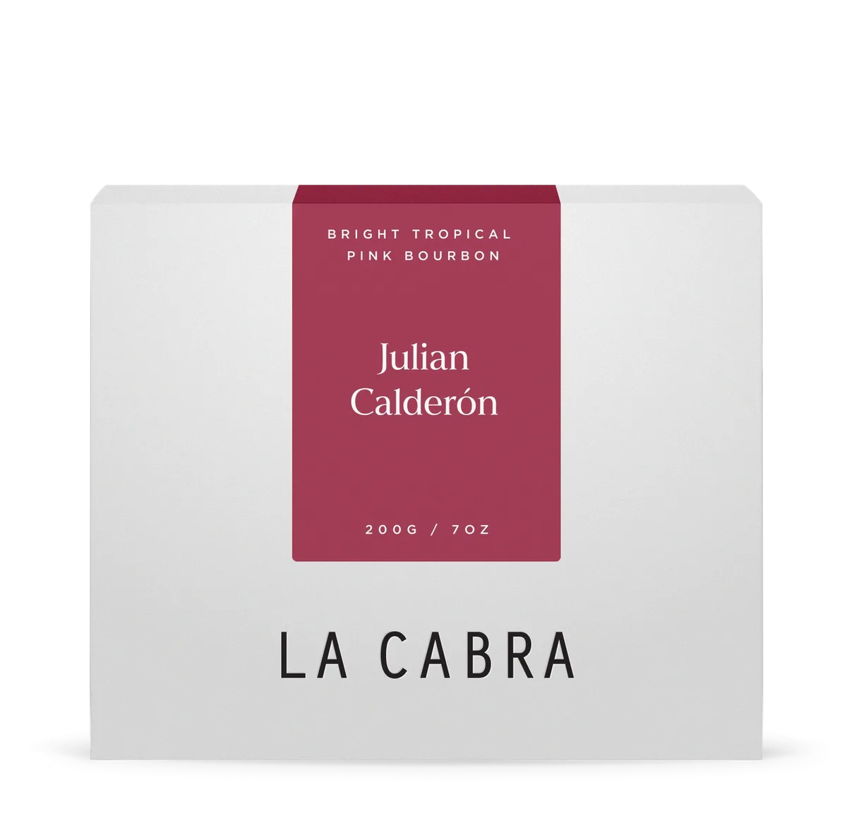 Julian Calderón Pink Bourbon — as sold by La Cabra
