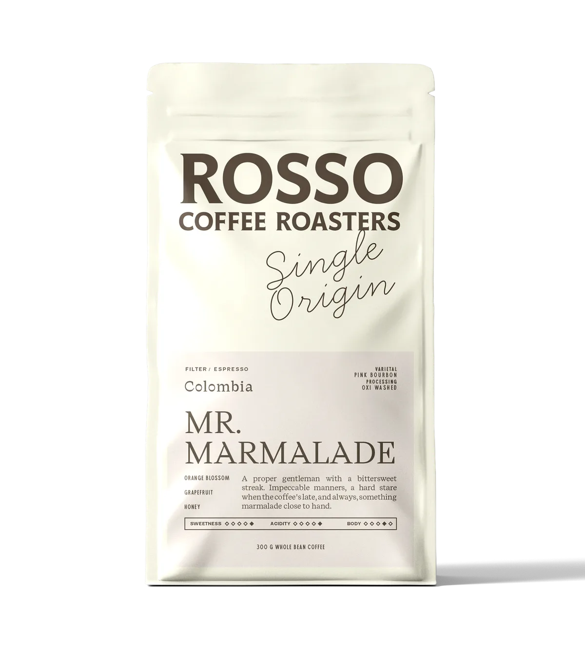 Mr. Marmalade — as sold by Rosso Coffee Roasters
