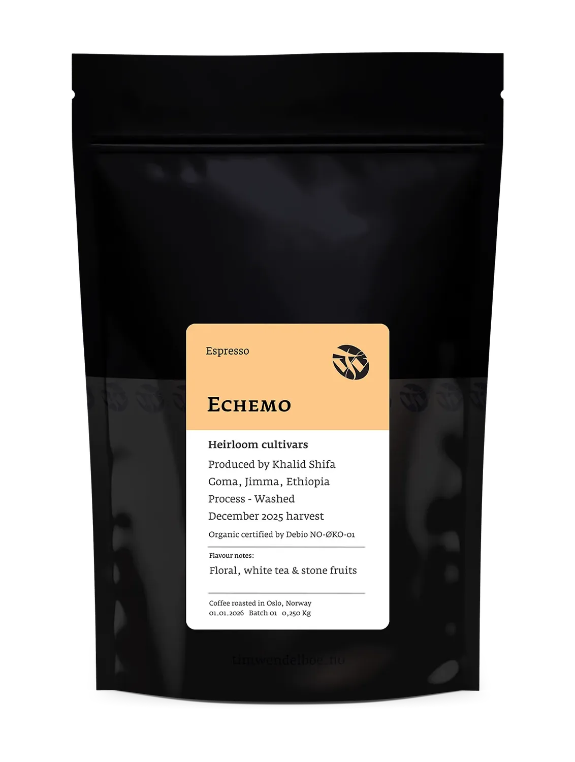 Echemo Espresso - Certified Organic — as sold by Tim Wendelboe